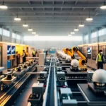 Quiet UK Industrial Rebound factory floor capital-goods stocks investment growth UK