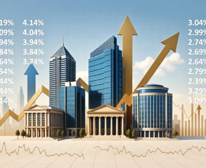 UK bank shares rising with falling UK mortgage rates after Budget announcement