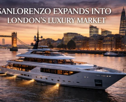 Sanlorenzo expands into London’s luxury market with Italian superyachts