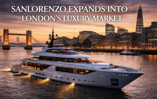 Sanlorenzo expands into London’s luxury market with Italian superyachts