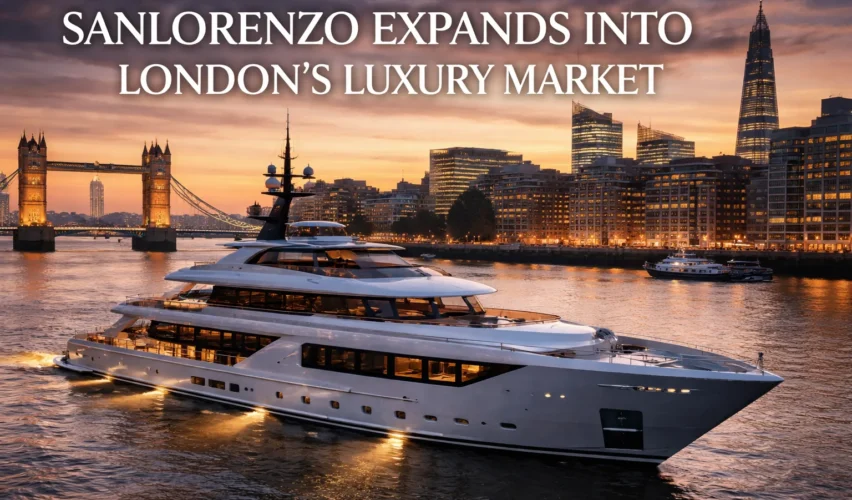Sanlorenzo expands into London’s luxury market with Italian superyachts