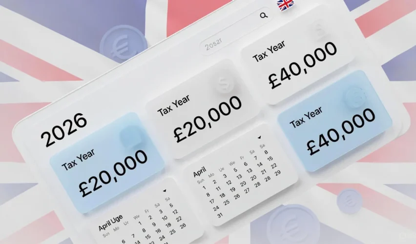 UK Tax Year Calculator 2026 showing tax year dates and allowances
